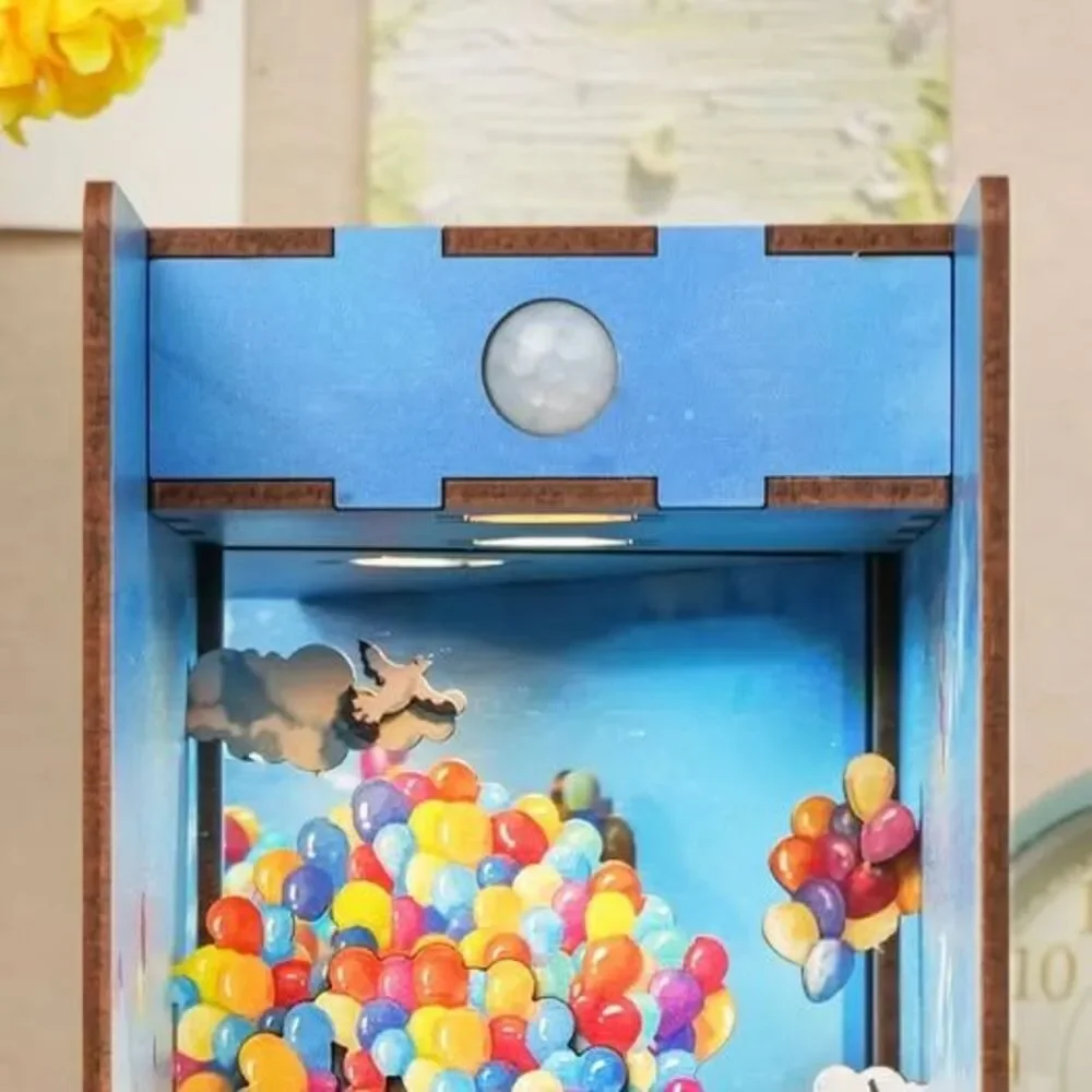 Hands Craft DIY Bookend Puzzle Travel with The Wind: Miniature House Kit - Picture 5 of 8